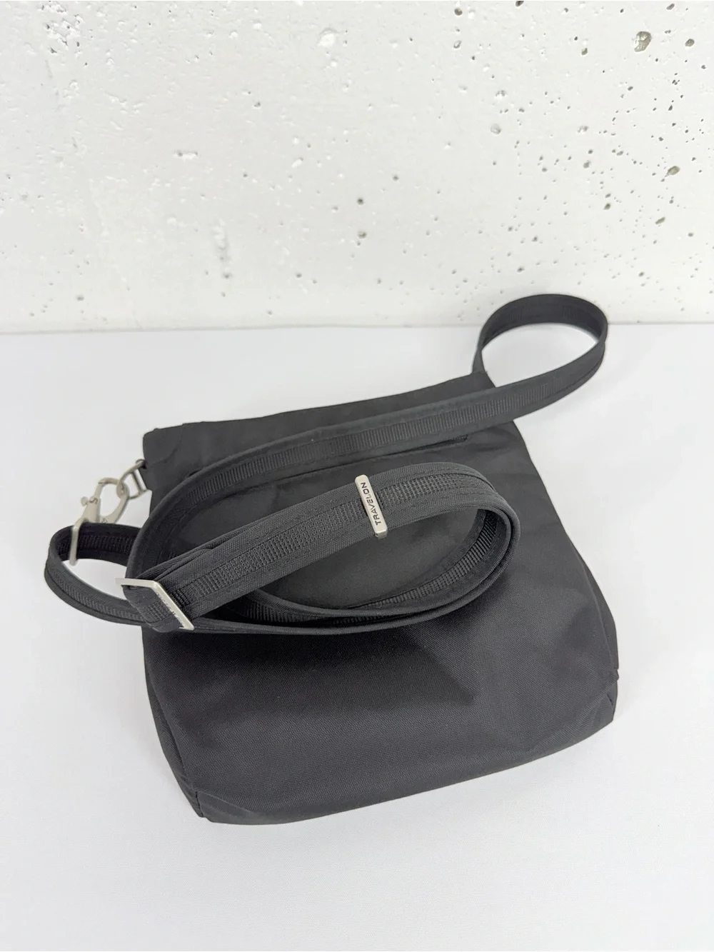 Travelon RFID Anti-Theft Classic Mini Shoulder Black Crossbody Bag